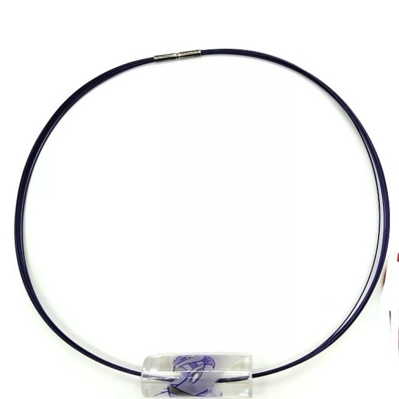 HERMES Resin Pendant Necklace